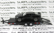Auto World LOOSE Track Day: Black 2019 CHEVROLET Chevy CAMARO ZL1 w/Car Trailer