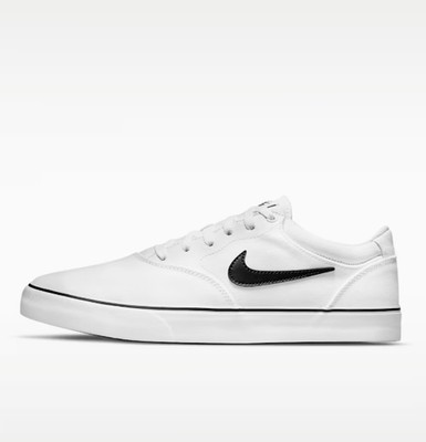 NIKE SB Chron 2 Canvas Skate Shoes White Black DM3494-100
