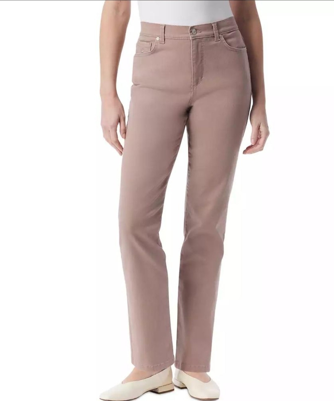 In Mauve Taupe Slimming Jeans Size 8p