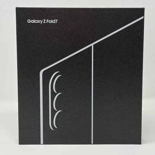 Samsung Galaxy Z Fold 7 EMPTY BOX ONLY Blue Shadow 512GB SM-F966U1 Retail Box - product listing photo