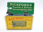 VINTAGE MATCHBOX LESNEY No.46b PICKFORDS REMOVAL VAN IN ORIGINAL BOX 1960