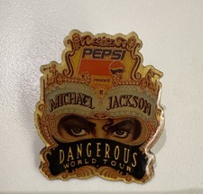 MICHAEL JACKSON PEPSI PIN NEVER USED BRAND NEW DANGEROUS