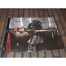 1983 STAR WARS Double-Sided POSTER Darth Vader/walker
