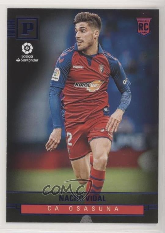 2019-20 Panini Chronicles Panini La Liga Blue Nacho Vidal #362 Rookie RC 03im