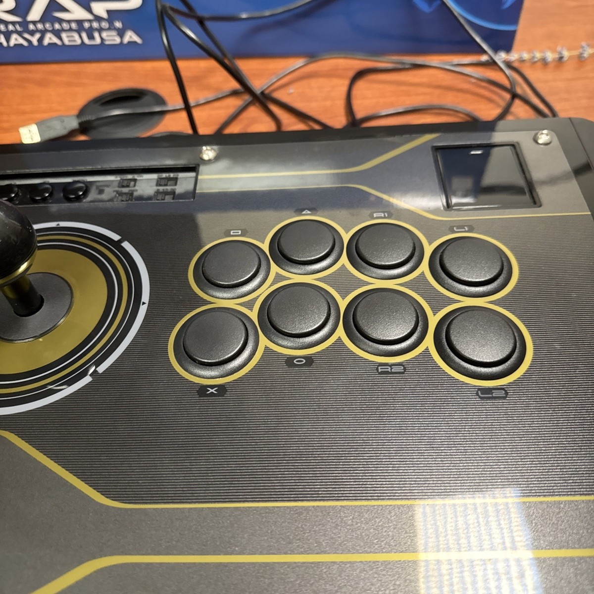 HORI RAP HAYABUSA PS4-092 Arcade Controller Japan Used PS3/PS4/PS5