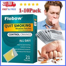 Quit Smoking Nicotine Patches, 30 Patches, 21mg Step 1 Stop Smoking Aids Patches