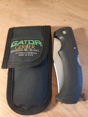 GERBER 650 Gator Taschenmesser Vintage USA alte Produktion  WIE NEU
