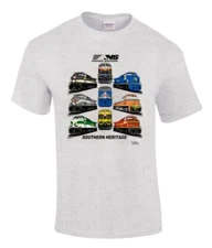 Norfolk Southern Heritage train Authentic apparel Railroad T-Shirt [28]