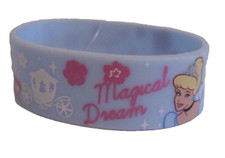 Disney Princess Licensed Cinderella Rubber Bracelet Wristband Magical Dream New