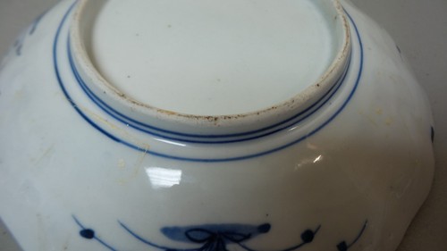 LOVELY 19th C. ANTIQUE JAPANESE IMARI ARITA 8 3/8" BOWL, PANELED OUTSIDE BORDER - Picture 12 of 12