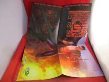 ONE by ASC Games Playstation 1 PS1 Foldable Promo Poster ONLY