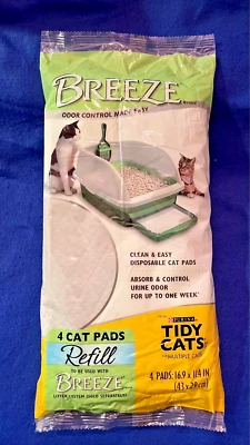 Tidy Cat BREEZE Cat Refill Pads 16.9" x 11.4" - (4ct)