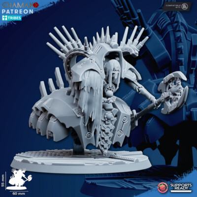 1x Flying Undying Lord Ghamak für Necrons Destruktoren Destroyer Sci-Fi Tabletop