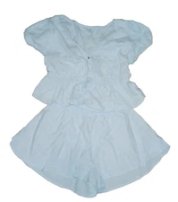 ADORE ME BABYBLUE SHORTS AND SHIRT SET WOMEN SIZE MEDIUM