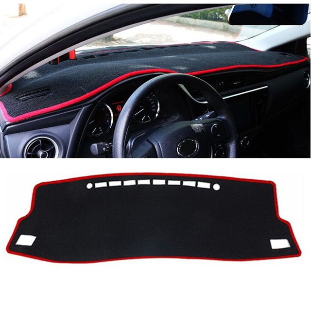 Car DashMat Dashboard Cover Dash Cover Mat Red for Toyota Corolla 2014