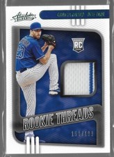 David Peterson 2021 Panini Absolute Rookie Threads Green Foil SP/199 #RT-DP METS