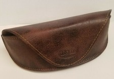 Fossil Sunglasses Eyeglasses Soft Case Brown Magnetic Closure