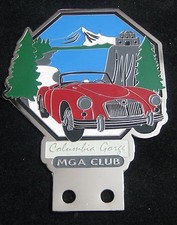Mga Club Columbia Car Grill Badge Mg Jaguar Triump Porsche