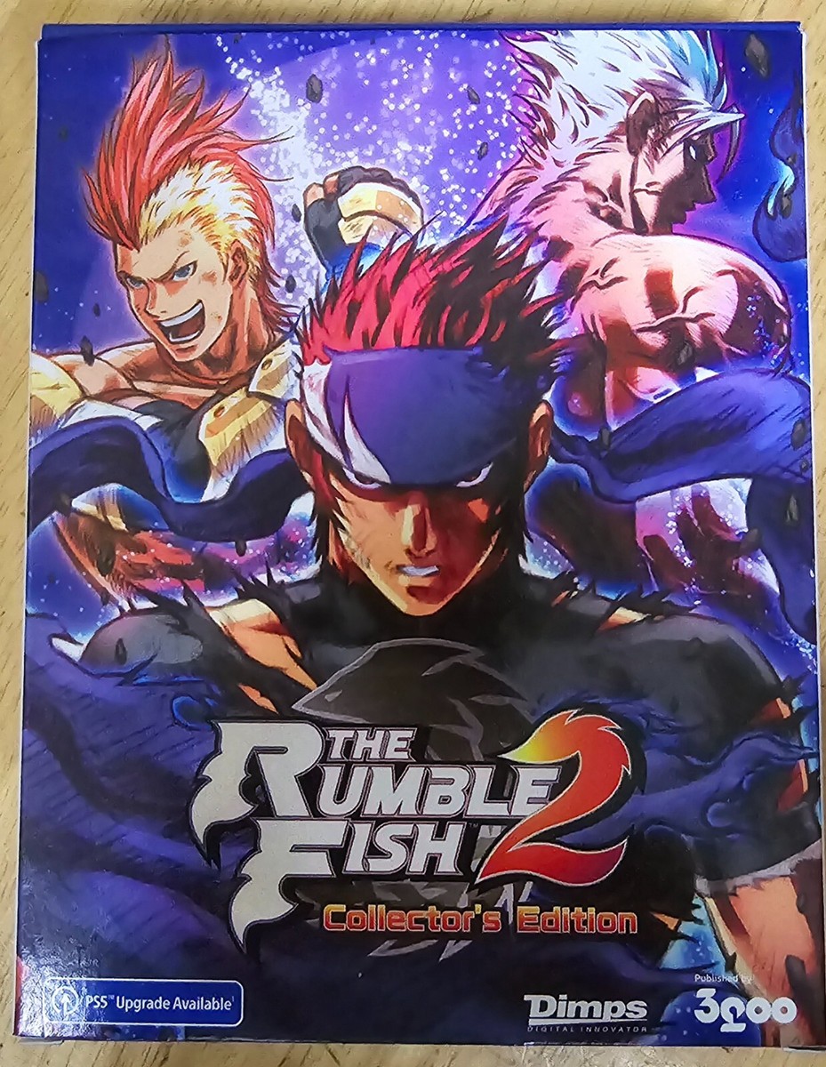The Rumble Fish 2 Collectors Edition Playstation 4 PS4 NEW Open