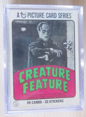 Creature Feature - Trading Cards Set - 88/22 Karten - Topps 1980
