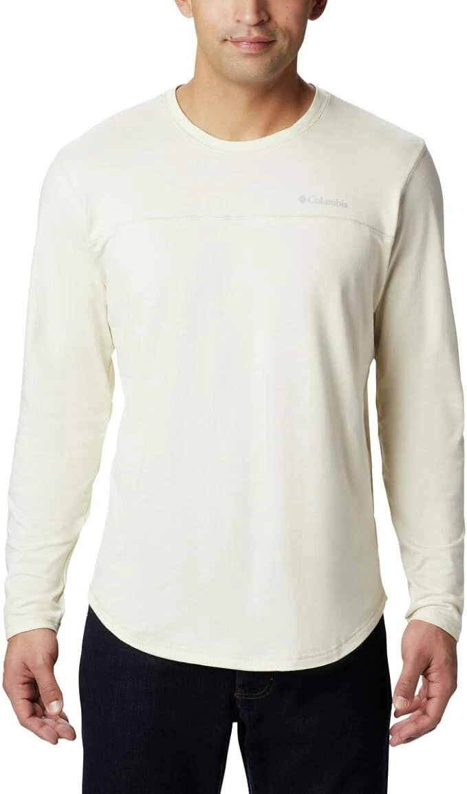 Columbia Men's Blue Rugged Ridge Logo Long Sleeve Crew StoneHeather Size XL