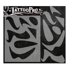 Tattoo Pro Airbrush Stencil Series 1 - Freestyle Tools, Mylar Airbrush Tattoo