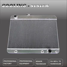 CC1680 3 Row Aluminum Radiator For 1965-1967 Pontiac GTO/Tempest/LeMans
