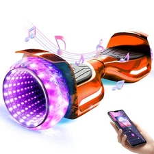 6.5'' Electric Hoverboard Flashing Wheels Bluetooth Self-Balancing for Kids