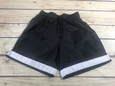 S.A. Gear Boys Youth Size XS Black White Shorts Elastic Waist Drawstring Active