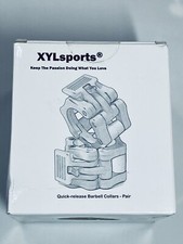    XYLsports Olympic Barbell Collar Clamp W/ Quick Release for 2'' Bar - 1 Pair