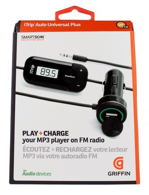 Griffin iTrip Auto Universal Plus Fm Transmitter for iPod iPhone  Smartphone 