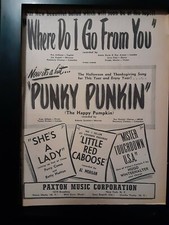 Punky Punkin/Where Do I Go From You Rare Original Promo Poster Ad Framed