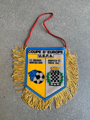 Fanion Vintage FC Sochaux Montbéliard – Football – Pennant Wimpel Avant 2000