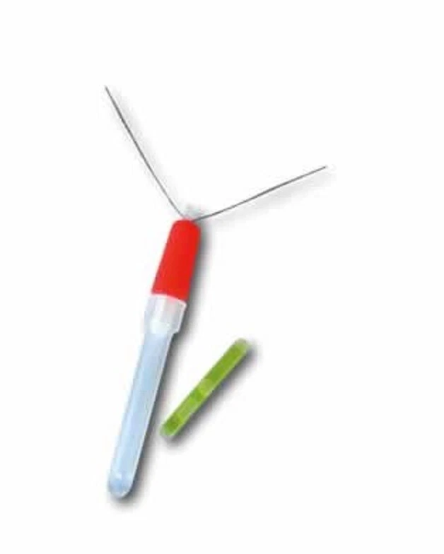 Einhänge Bissanzeiger f. Knicklicht Bite Indicator Nachtangeln Aal angeln Behr