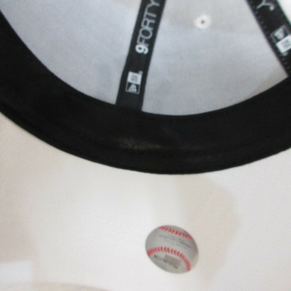 NEW ERA 9FORTY MLB YORK YANKEES BASEBALL CAP HEAT WHITE JUSTABLE