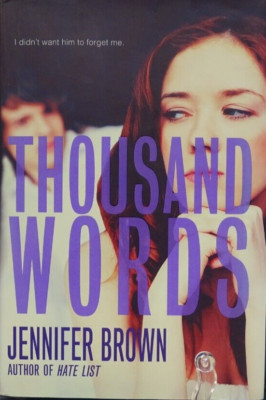 Thousand Words by Jennifer Brown (2013, Hardcover)
