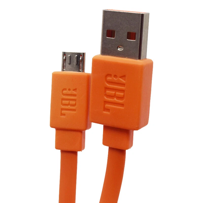 Câble USB de remplacement pour chargeur de données, cordon d'alimentation  pour JBL Flip 3 4 Pulse 2, haut-parleur Bluetooth Orange pratique, 1M