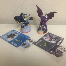 JET-VAC SERIES 1 & CYNDER  Skylanders Giants - figure+code+code.