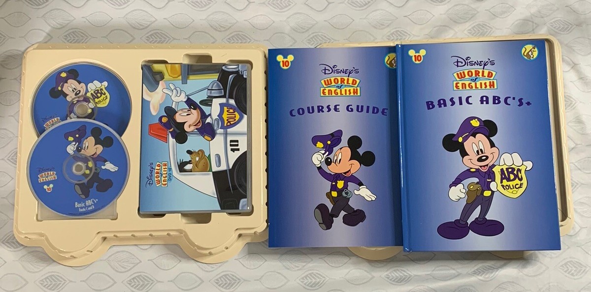 Walt Disney 2007 World Of English Collectible/ Learning Books And