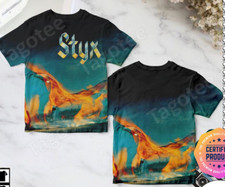 Styx Equinox Album Cover 3D T-Shirt Size S-5XL