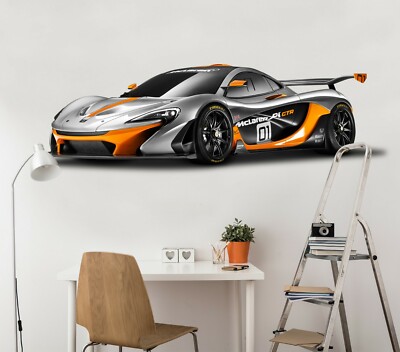 3D Auto C233 Auto Wallpaper Wandbild Poster Transport Wandaufkleber Wend