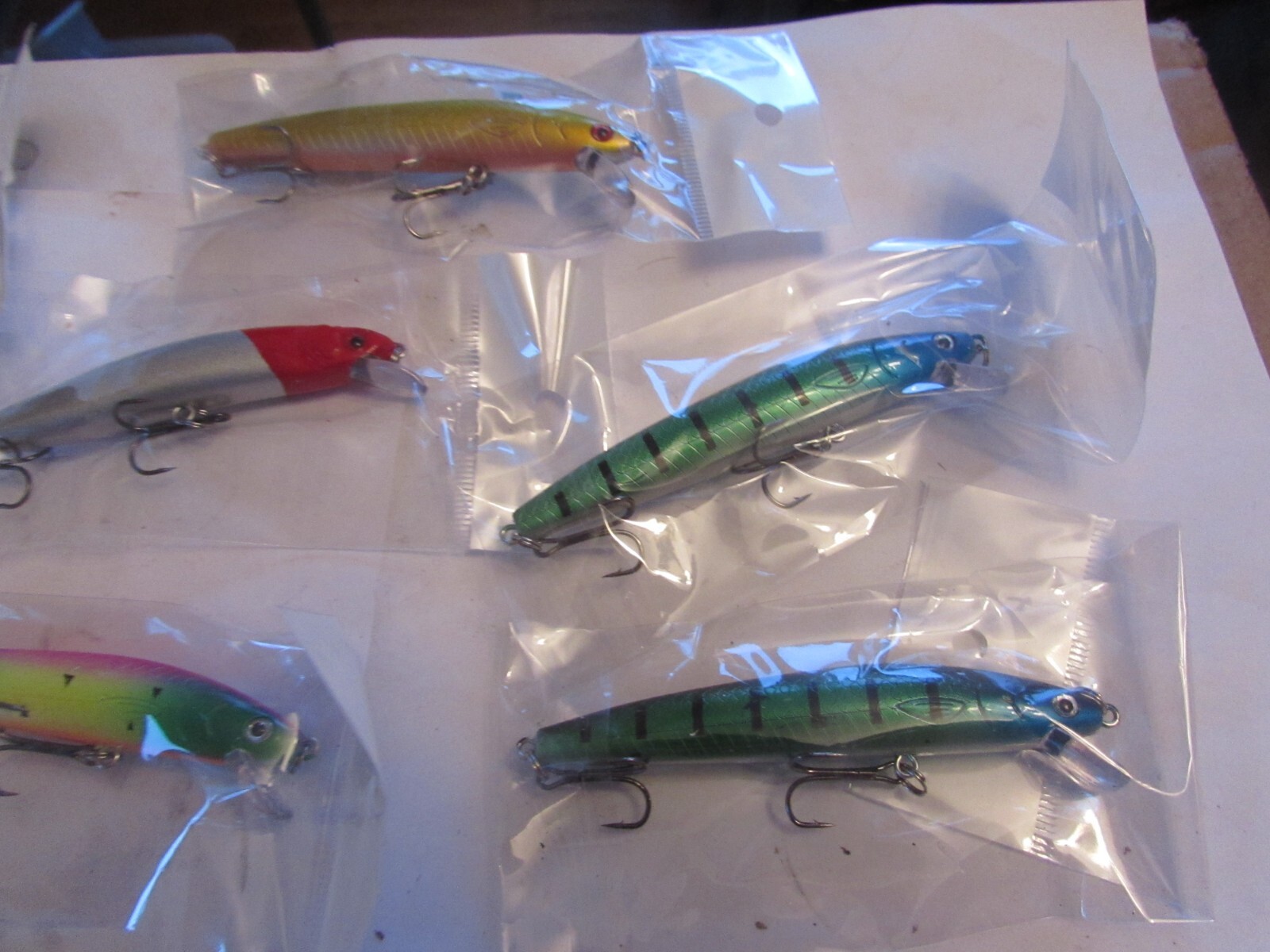 20 new rapala style larger salmon pike fishing lure plugs crankbaits rattlers - Image 4
