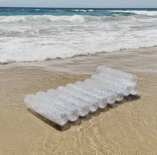 SUNNY LiFE Tube Lilo Glitter Holographic Inflatable Pool Water Float Mattress