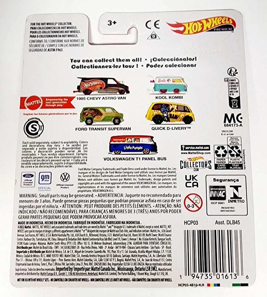 HOT WHEELS - Premium Series - MATTEL Series - BARBIE - KOOL KOMBI (VW Micro Bus) - Image 2 of 2