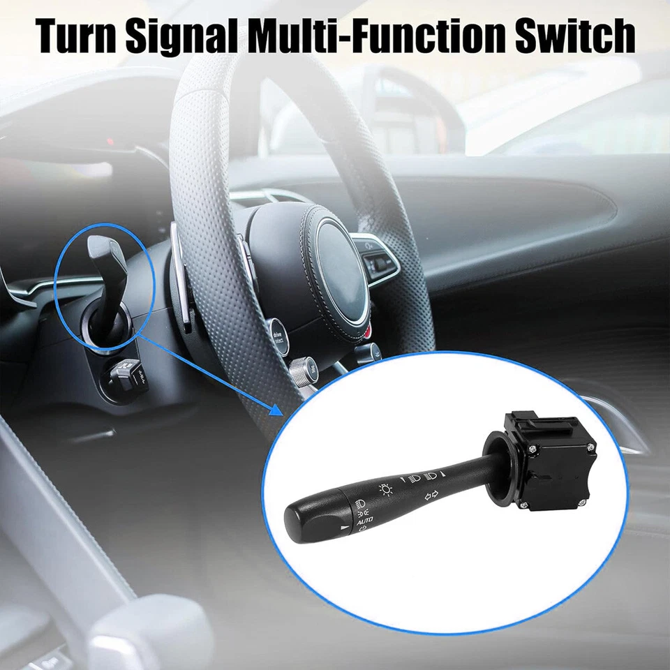 Interruptor de seta Fit 2007-2009 Chevrolet Equinox 06-11 HHR alta qualidade PRETO - Imagem 3 de 4