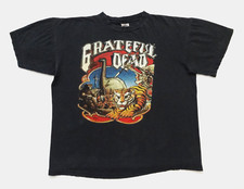 Grateful Dead Shirt T Shirt Vintage 1990 Without A Net Tiger Rick Griffin Art L