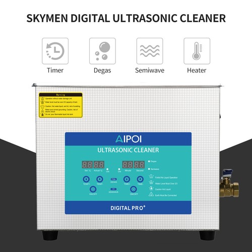 AIPOI Multipurpose Ultrasonic Cleaner 0.6l-30l Digital W/Heater Timer Bath - Bild 33 von 70