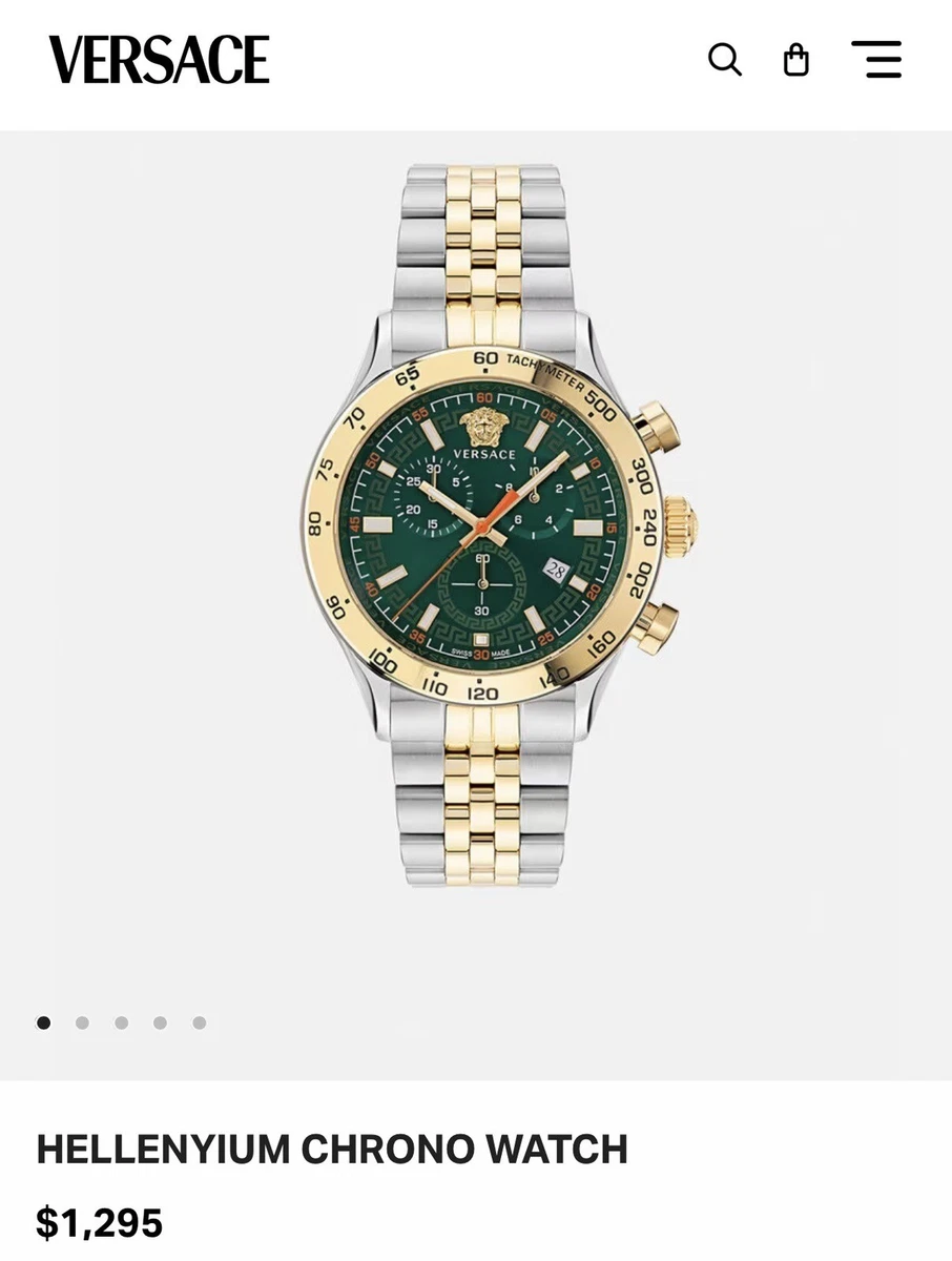 versace watch men Hellenyium Chrono Watch eBay