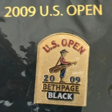 Set of 4 2002 & 2009 U.S. Open Golf Lapel/Tie Pins - Bethpage Black LE Pin