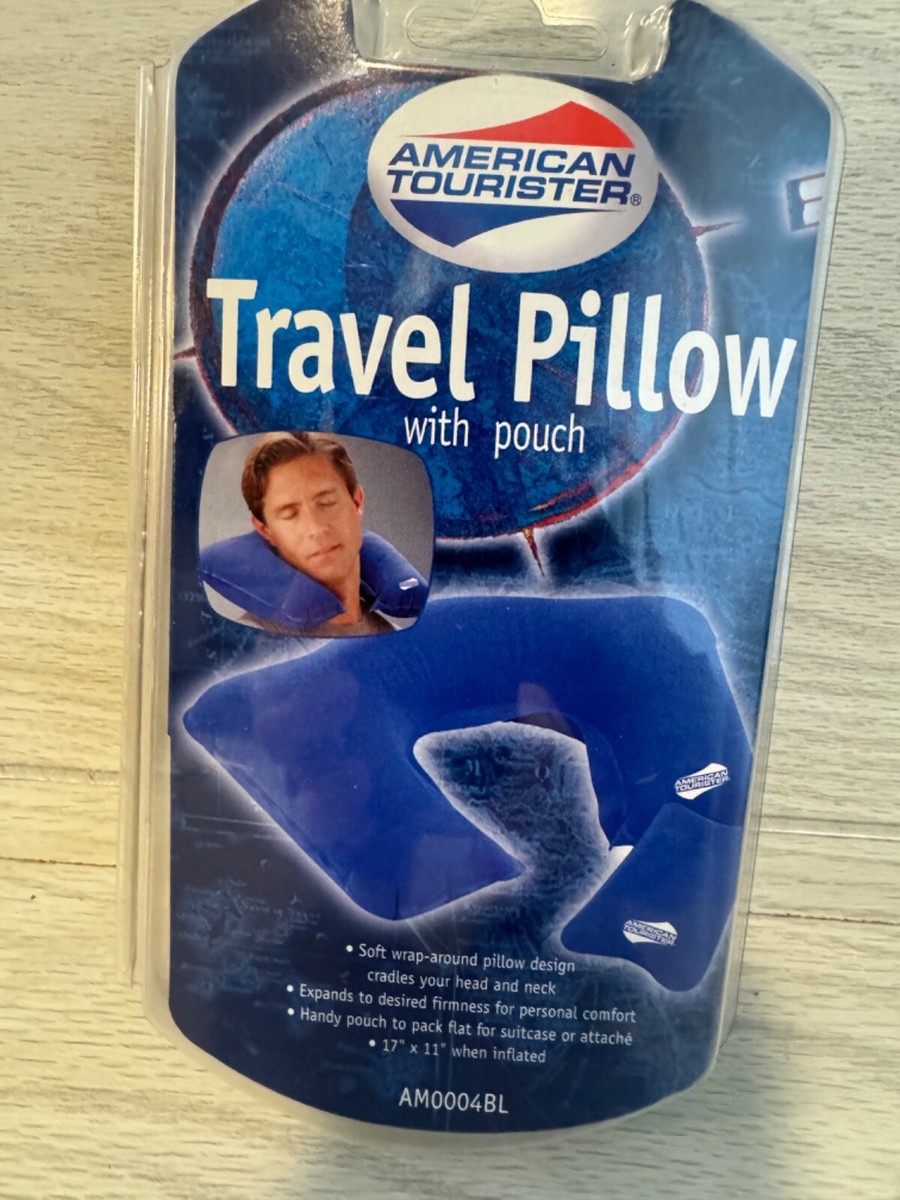 Inflatable Travel Pillows with Pouches American Tourister AM0004BL